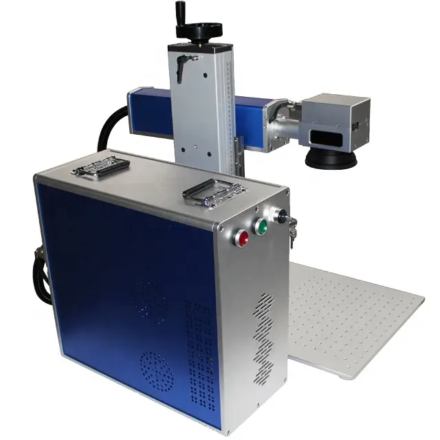 Machine de gravure laser à fibre fendue rotative JPT MOPA M7 30w Machine de gravure portable