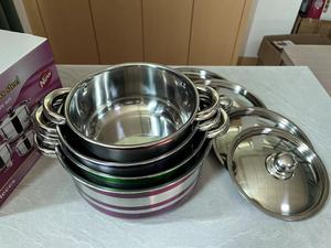 Bán Buôn Cảm Ứng Nồi Đồ Nấu Nướng Lớn Thép Không Gỉ <span class=keywords><strong>8Pcs</strong></span> Súp Phục Vụ Nồi Nhà Bếp Thiết Bị Nấu Ăn Đặt Súp Và Chứng Khoán Nồi - Product Image 2