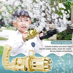 Outdoor Automatic Shooting Machine Blowing Blaster Gatling Bubble Gun Toys for Kids - Product Image 2