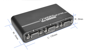 Video Smart HD <strong>VGA</strong> Signal Splitter V1S4 <strong>1</strong> <strong>Input</strong> <strong>4</strong> <strong>Output</strong> With Signal Transmission Distance 60M For Ultra Clean LCD Screen - Product Image 2