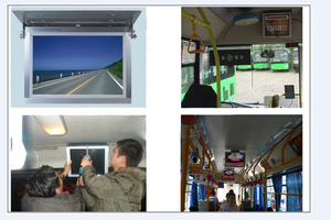 18.5 21.5 32 inç tavan montaj veri yolu medya LCD TV oynatıcı otobüs durakları duyuru reklam LED kaynağı ekran - Product Image 3