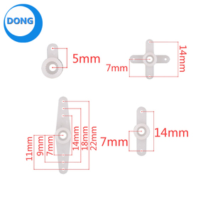 S37A S43A Mini-Servomotor 3,7g/4,3g Mikro analoges Servo modell Flugzeug zubehör Miniatur-Fernbedienung servo - Product Image 6
