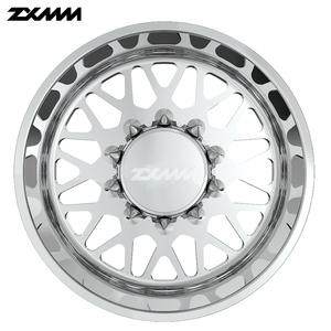 Custom 22 24 <span class=keywords><strong>26</strong></span> 28 30 Inch Luxe Diepe Schotel Gesmeed Chroom Polish Legering Dual Wielvelg Voor Ford Ram Truck 8X180 8X170 8X165.1 - Product Image 5