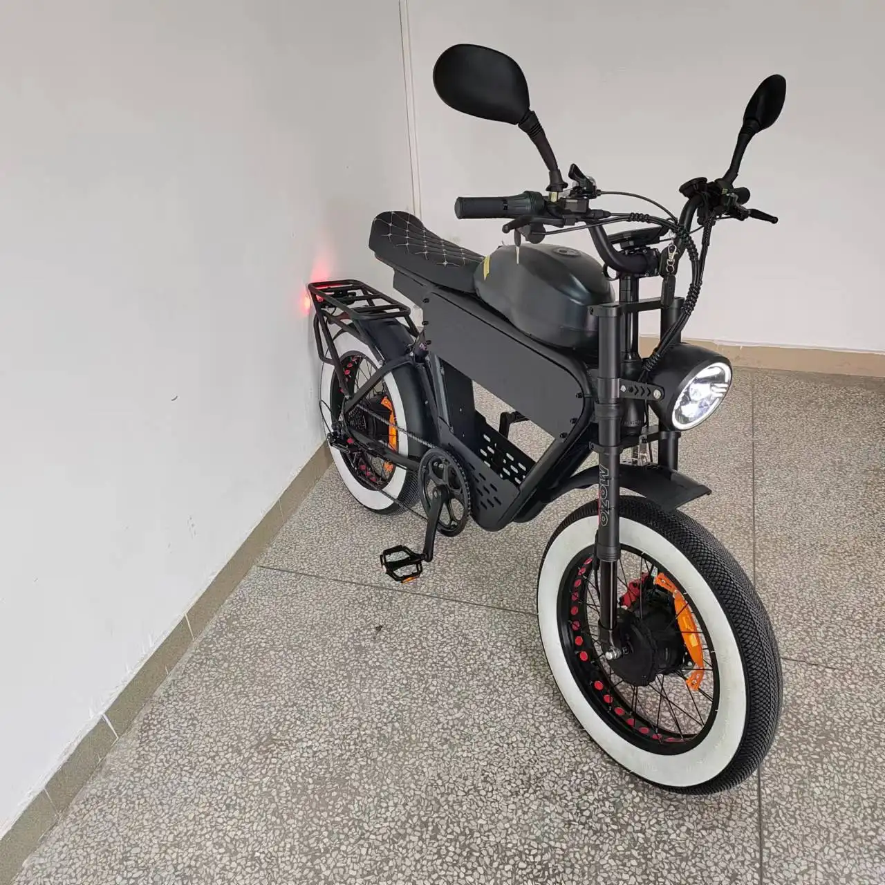 Bicicleta eléctrica de 52V, llanta ancha de doble Motor, 2000W, 60Ah, suspensión completa, freno hidráulico, Ebike todoterreno