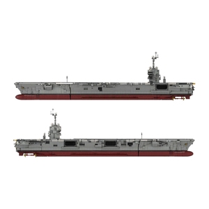 Funbuild <strong>Battleship</strong> CVN-78 Aircraft Carrier Gerald R Building Block Set 1:300 Scale Model WW2 Education DIY Assembly Bricks <strong>Toys</strong> - Product Image 2