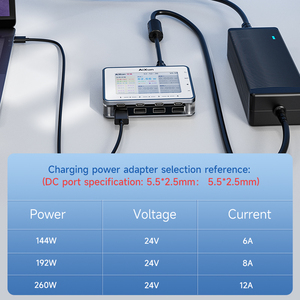 AIXUNPF26インテリジェントマルチチャンネル急速充電260W強力な電力と複数のポート急速充電ステーションハブ - Product Image 4