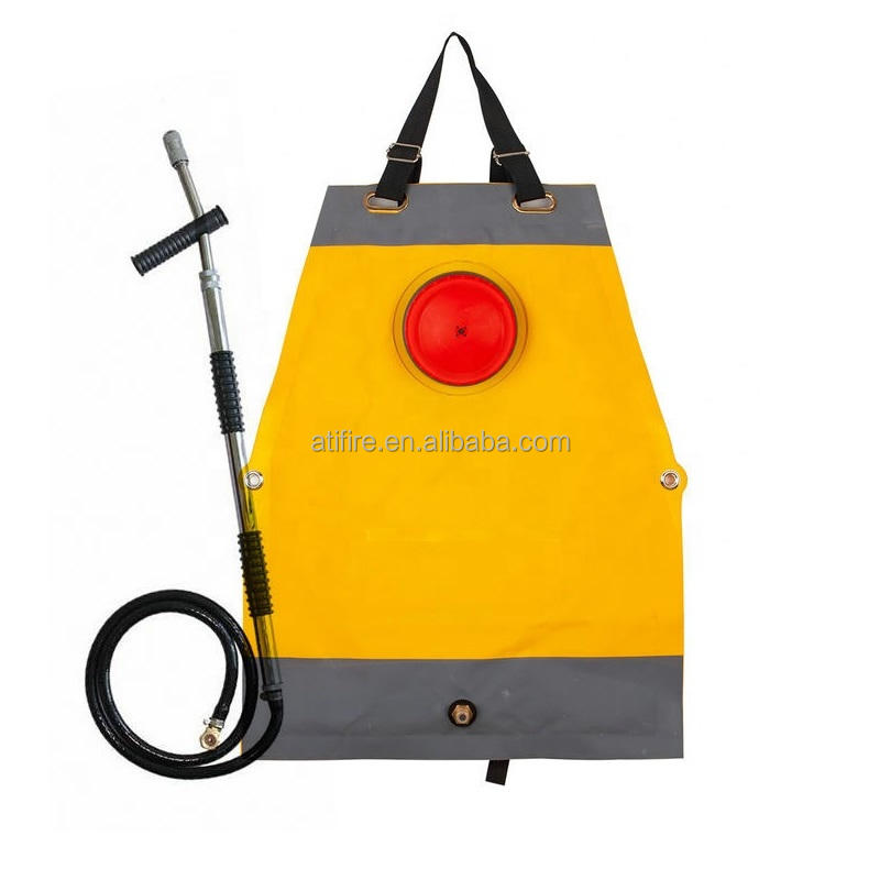 Backpack fire extinguisher