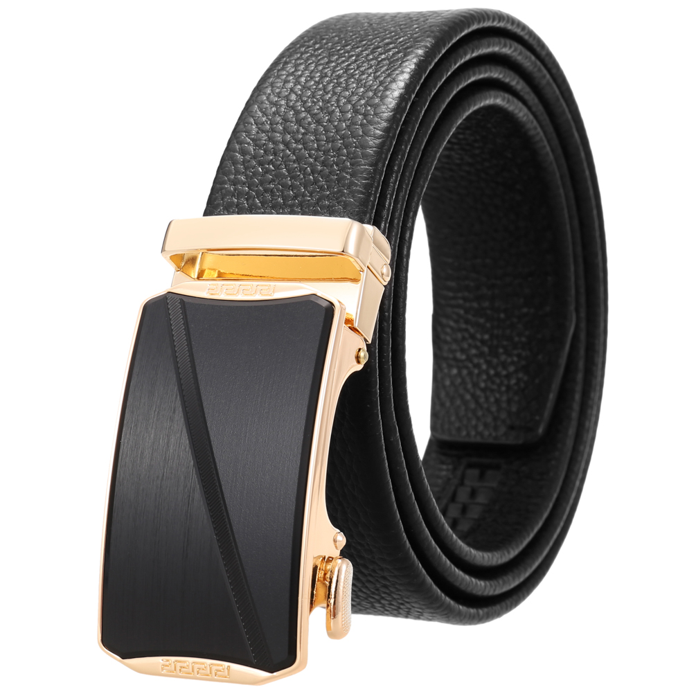 Boucle dorée + ceinture noire