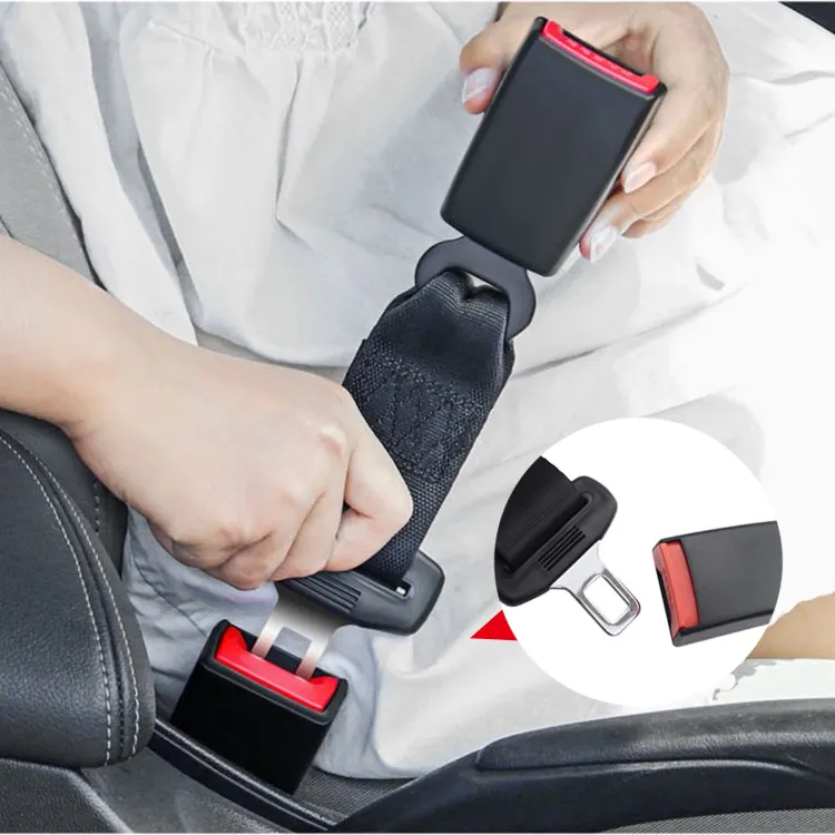 Extensor de hebilla para cinturón de seguridad de coche, extensor de hebilla para niños y embarazadas, duradero y ajustable, fabricante de China