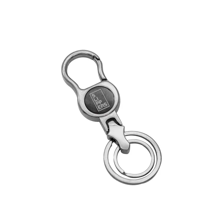 Custom Metal Carabiner Clip Keyring Keychain Key Ring Chain Holder Organizer for Car/Key Finder Buckle Metal Key Chain