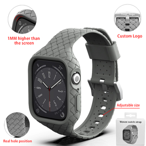 Lüks yeni tasarımcı paraşüt toka döngü örgülü dokuma elastik yedek apple için ayarlanabilir kayış izle serisi 10 bant 49mm - Product Image 5