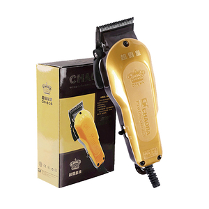 Chaoba <span class=keywords><strong>808</strong></span> yüksek kaliteli Salon kuaför profesyonel elektrikli saç düzeltici OEM elektrikli ev saç makasları