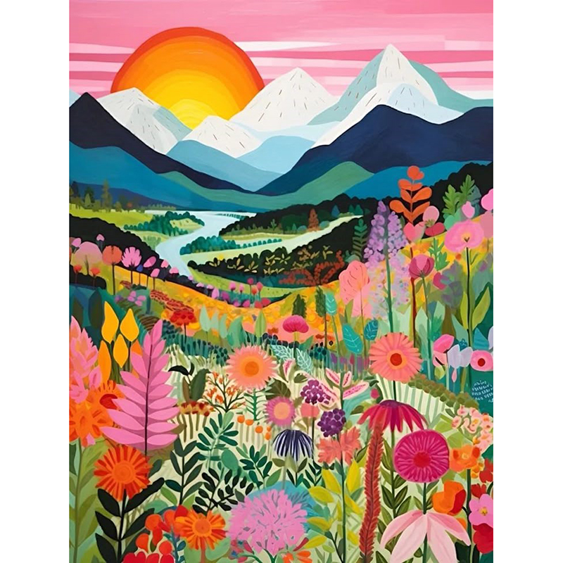 Paysage coloré 08
