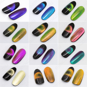 ผงแม่เหล็กสำหรับเล็บเม็ดสีตาแมวผงไข่มุกเปลี่ยนสีสำหรับเล็บ - Product Image 6