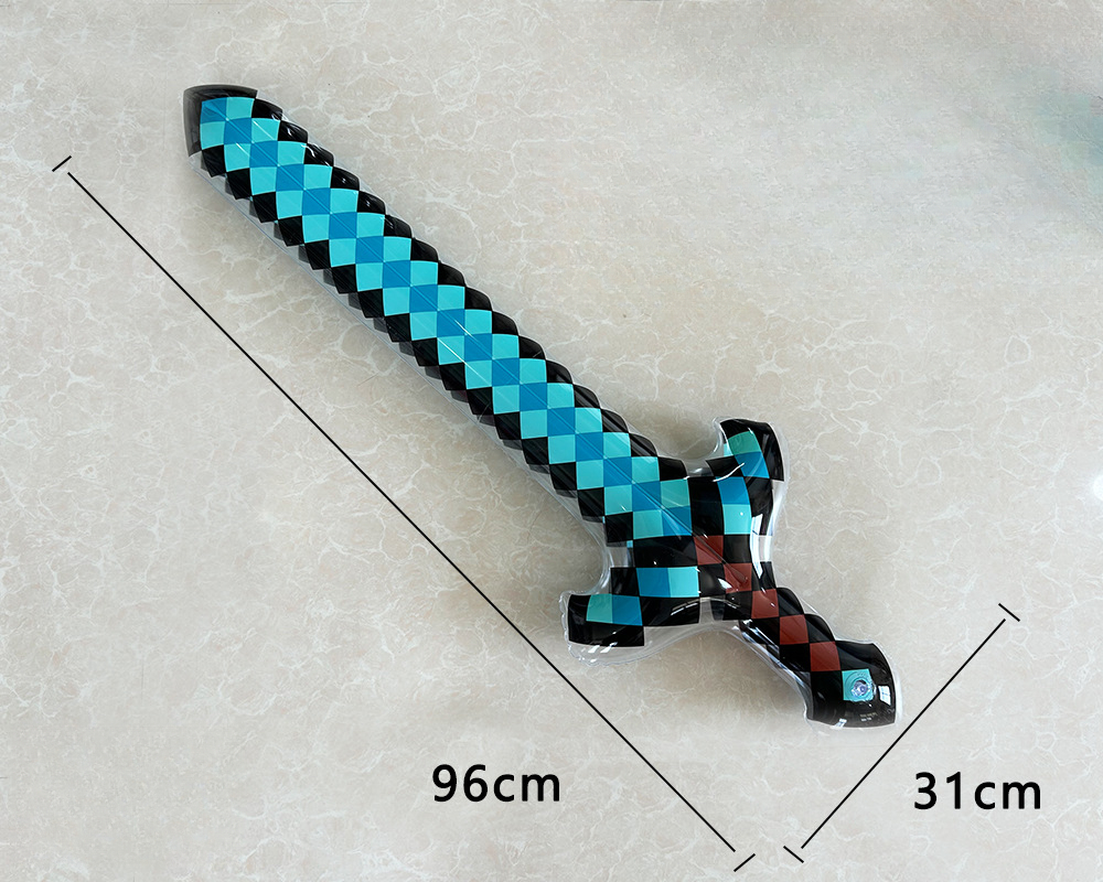 Espada de mosaico grande, azul