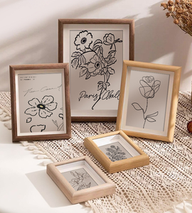 กรอบรูปเอ็มดีเอฟ A4ขนาด5นิ้วกล่องกระจกเงา3D สุดสร้างสรรค์ตั้งโต๊ะไม้แสดงของตกแต่งบ้านจำนวนมาก - Product Image 6