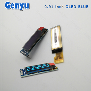 Genyu mini 0.91 pollici 12/14/15 pin FPC 4SPI I2C lcd bianco o blu 091 128x32 piccolo display oled monocromatico - Product Image 6