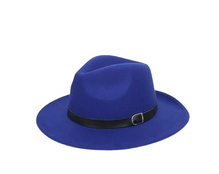 Nouveaux chapeaux de feutre fedora vintage borsalino panama à large bord pour hommes