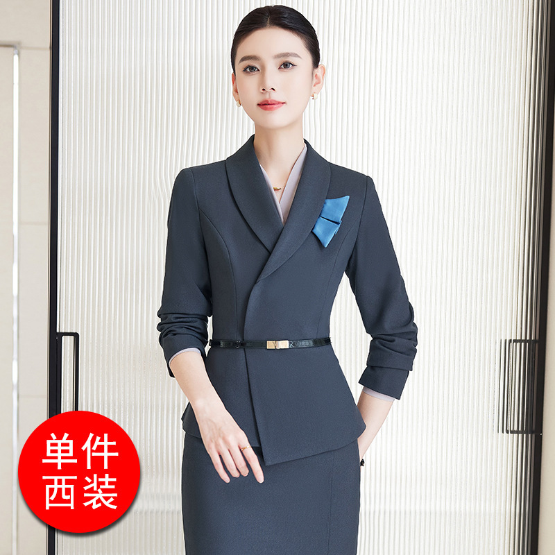 Grey single-piece suit