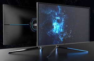23.8 pollici 165Hz 2k Monitor LCD Gaming Display nero con luce per computer Desktop - Product Image 4
