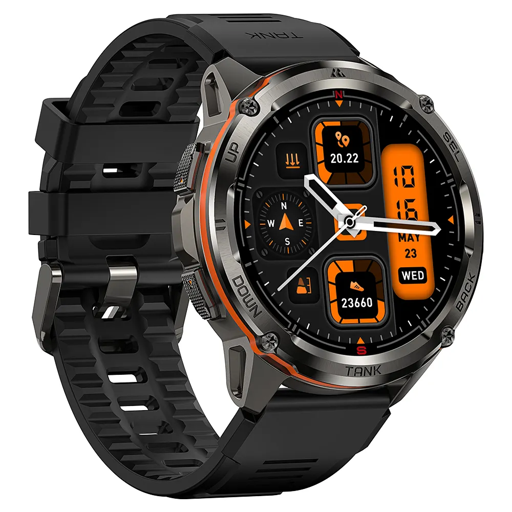 KOSPET TANK T3 ULTRA robusto Smartwatch GPS altimetro bussola Sport all'aperto Smartwatch impermeabile orologio da nuoto
