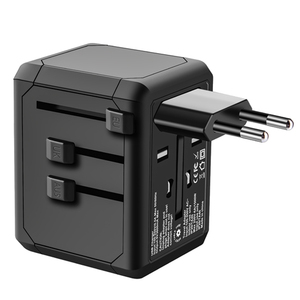 亚马逊国际电源适配器4 USB C PD30W快速充电插头插座通用旅行适配器上的趋势产品 - Product Image 4