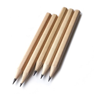 Ucuz altıgen 3.5 inç grafit HB kurşun Mini ahşap kalem yazma - Product Image 6