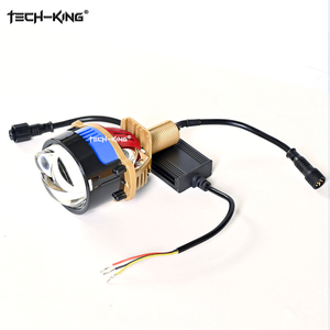 車とオートバイ1.8インチレーザーレンズh4ミニLEDプロジェクターヘッドライトデュアルレンズ55W65WバイLEDレーザープロジェクターレンズヘッドランプ - Product Image 3