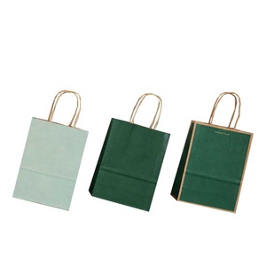 Plain Kraft Paper Bag With Twisted <strong>String</strong> <strong>Handle</strong> Custom Custom Paper Shop Bags With Your Own Logo - Product Image 1