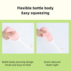 OEM ODM botol irigator cuci vagina, botol terbalik wanita 380ml setelah melahirkan - Product Image 3