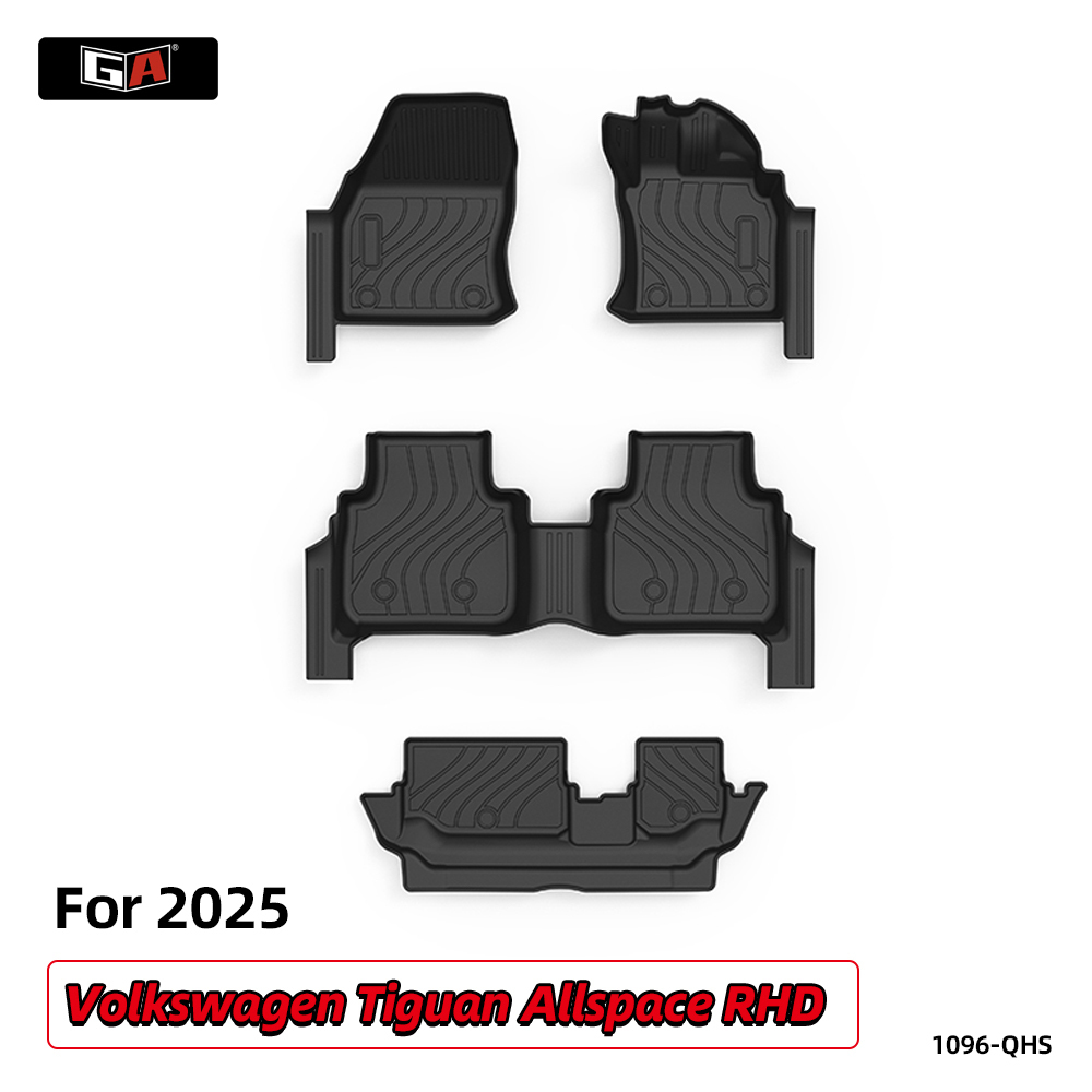 for 2025 Volkswagen Tiguan Allspace RHD Floor Mat