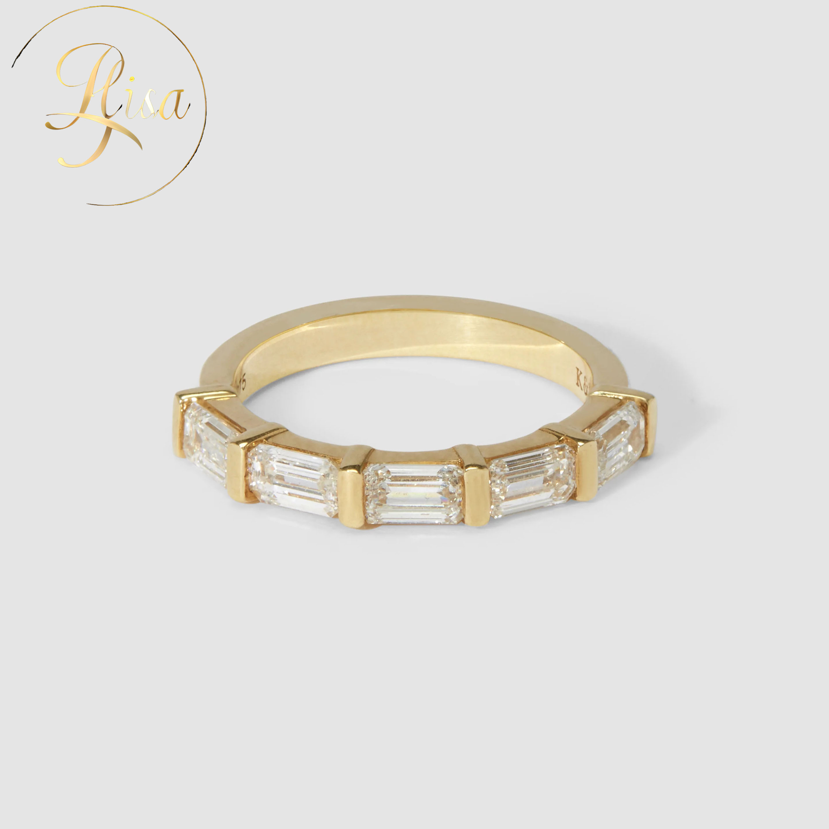 Baguette Cut Band