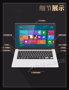 Mini ordenador portátil ultradelgado de 15,6 pulgadas, Notebook Inter Quad Core 8GB + 128GB Win10 para negocios - Product Image 3