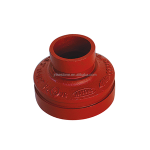 热销中国制造DI红色绘画/环氧凹槽同心异径管FM铸铁管件 - Product Image 1