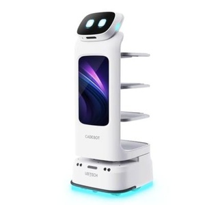 イベントプロモーションロボットHD広告スクリーンロボット電動オープントレイデザイン食品配達ロボット - Product Image 4