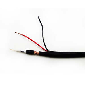 Rg59 koaksiyel kablo ile güç 305M Connecter koaksiyel ağ kablosu Rg59 birleştirmek siyam - Product Image 6