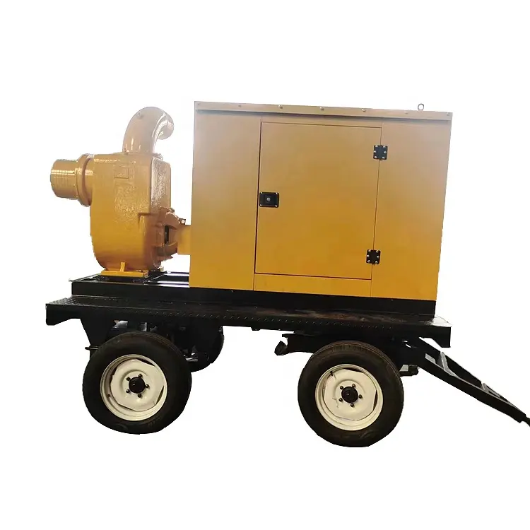 High Quality 6 Inch Diesel Engine Water Pump Set Farm Irrigation Diesel Water Pump