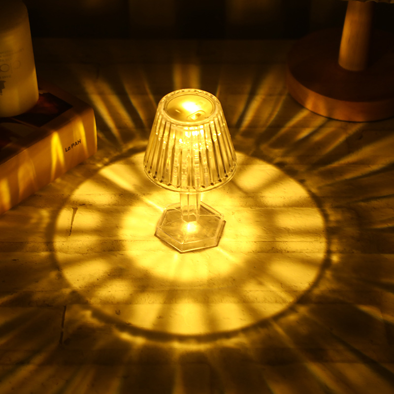 0,3 W - lampe de table transparente de type bande verticale