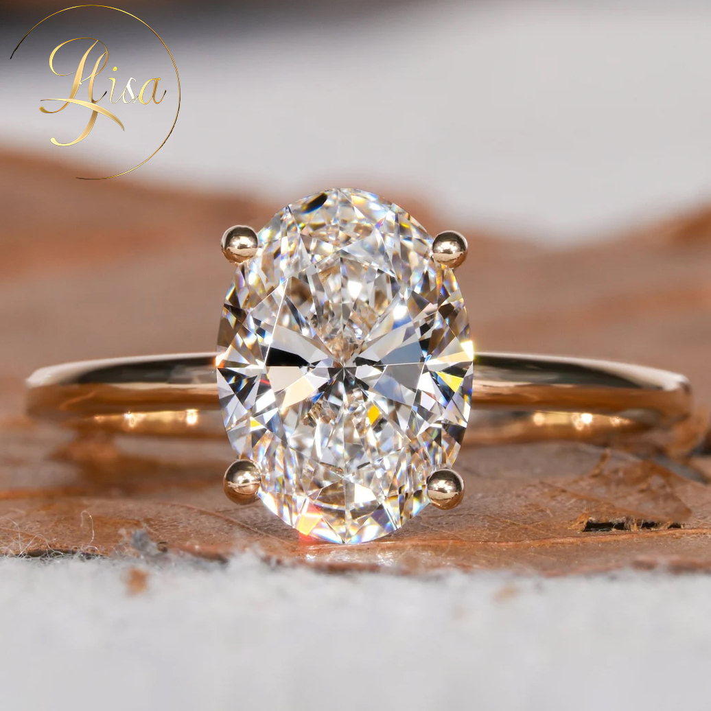Oval Solitaire Ring
