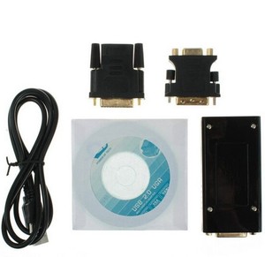 3in1 USB 2.0 UGA to DVI VGA HDM兼容多显示器监视器转换器连接器图形适配器4 Windows PC HDTV - Product Image 5