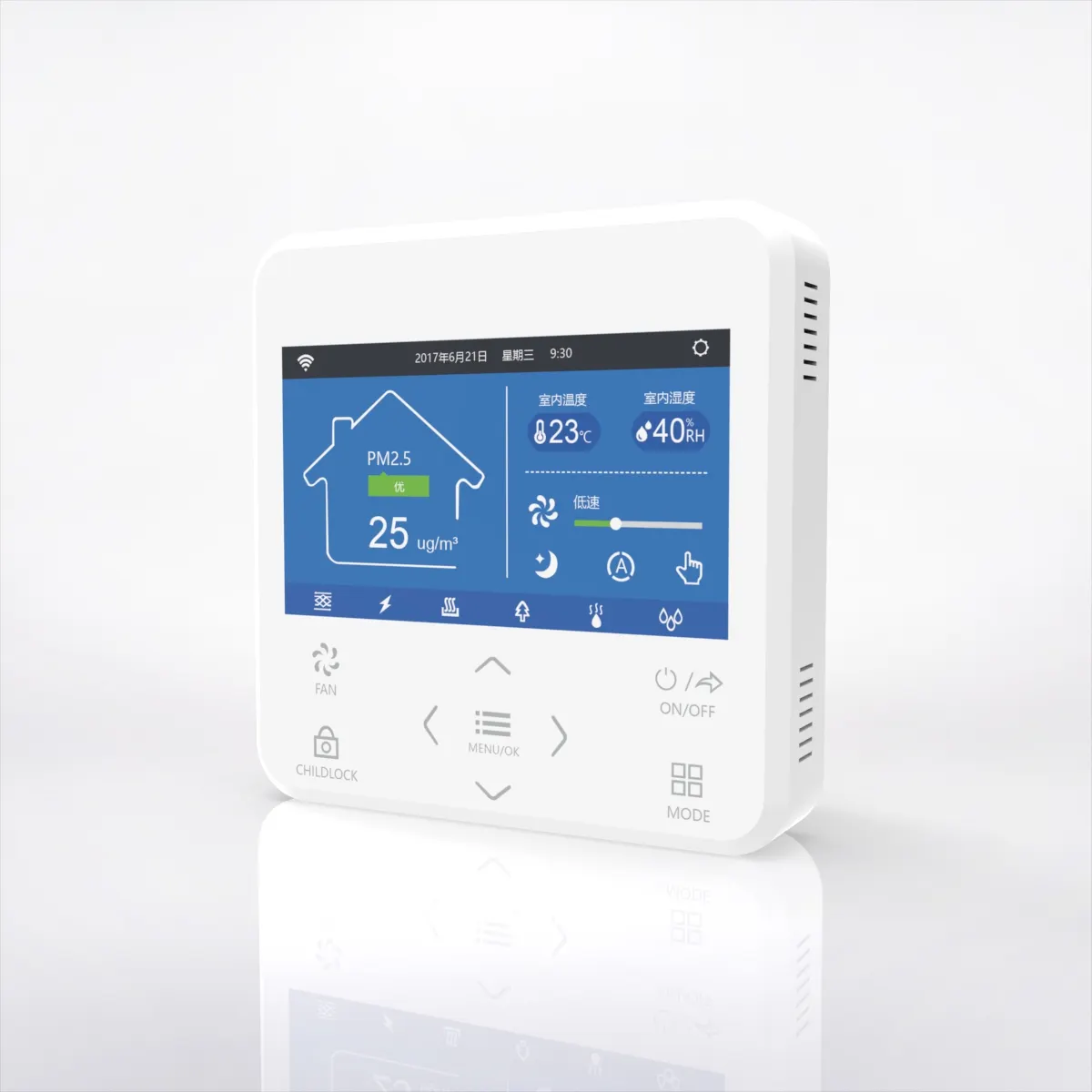 MIA di ventilazione smart PM2.5 impostazione del tempo di controller per HVACA erv hrv recuperator scambiatore di calore strumenti hvac controller smart