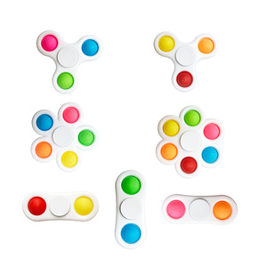 Bong bóng vui vẻ Fidget <span class=keywords><strong>Spinner</strong></span> Electroplated ngón tay bong bóng mềm Báo Chí Light-Up 2356 ngón tay <span class=keywords><strong>Spinner</strong></span> Đồ chơi giảm căng thẳng - Product Image 1