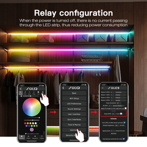 HEISSER RGB-Licht regler ESP32 WLED Digitaler LED-Licht regler für Magic Home GLEDOPTO
