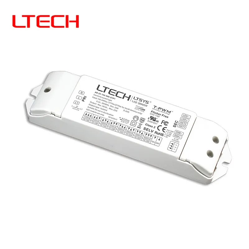 LTECH AD-25-150-900-E1A1 900mA Intelligente LED-Treiber Konstant strom 0-10V Push DIM