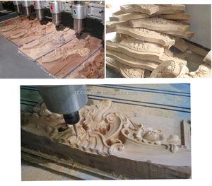 La mesa extraíble 4 eje de 4 ejes cnc router madera 3d talla con servo motor - Product Image 5