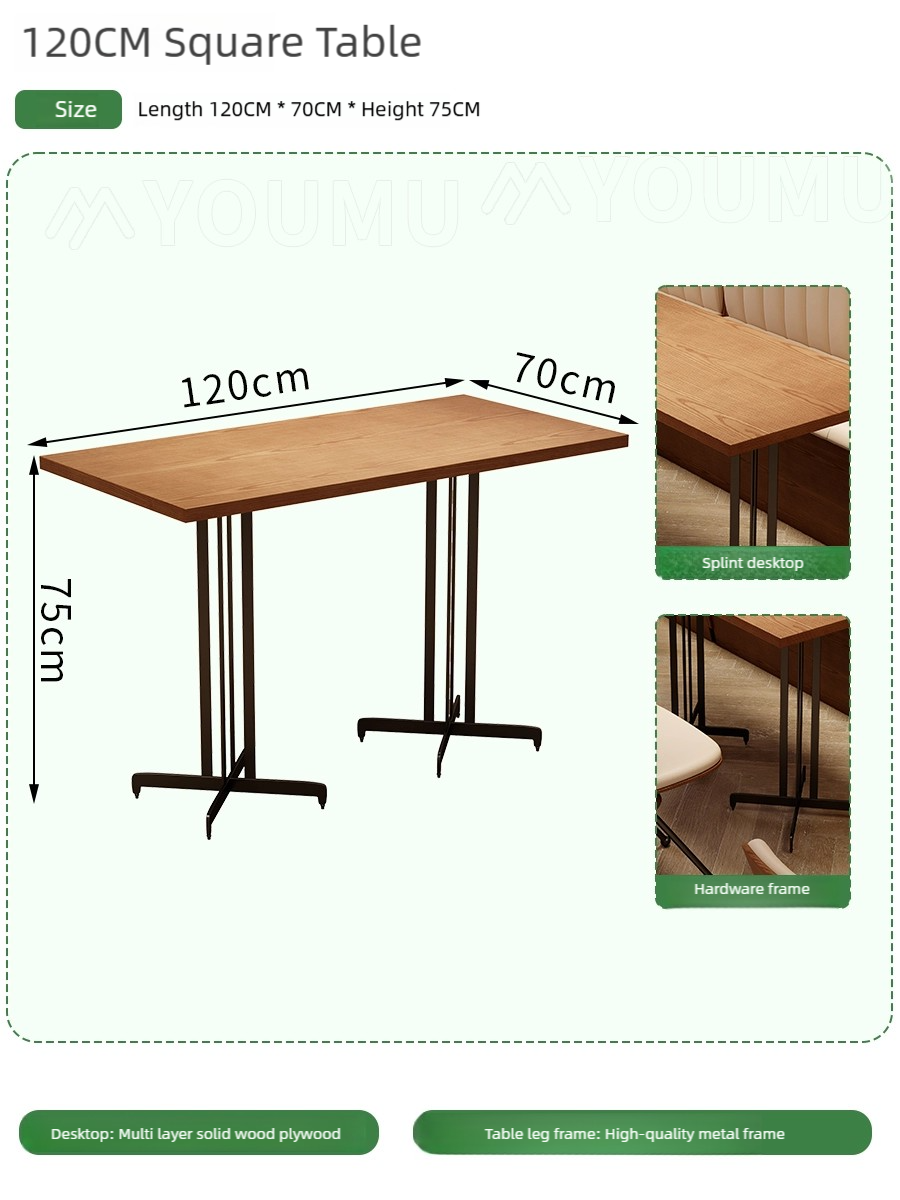 120*70CM longue table