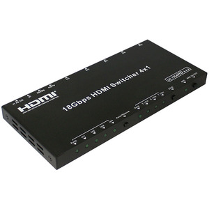 Conmutador HDMI de 18Gbps, 4x1, compatible con ARC Audio Breakout para sistema de cine en casa