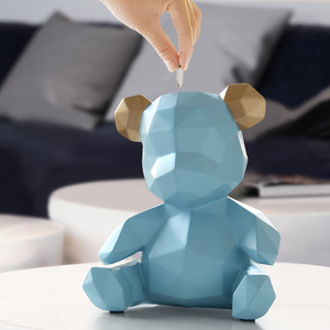 מוצר חדש קרמיקה מיני Teddy דוב כסף בנק חיסכון בכסף