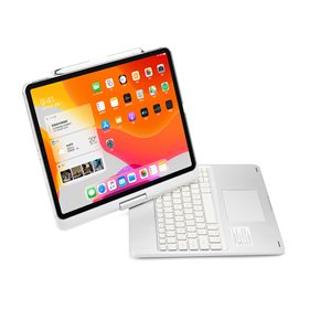 兼容iPad Pro 12.9英寸旋转触摸蓝牙键盘外壳第10代键盘平板电脑外壳的2024 - Product Image 1