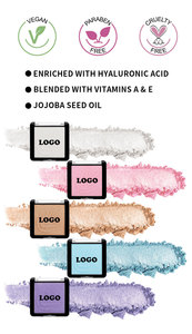 Không có logo duy nhất lựa chọn gói tùy chỉnh Bronzer Tô Sáng làm sáng lung linh Shinny Blush Bronzer Highlighter khuôn mặt trang điểm Bộ - Product Image 2